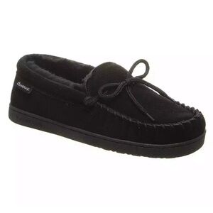 BEARPAW‎ Men's Black MOC II Wide Slippers (2382M-001) Size 10, 11, 12 House Shoe